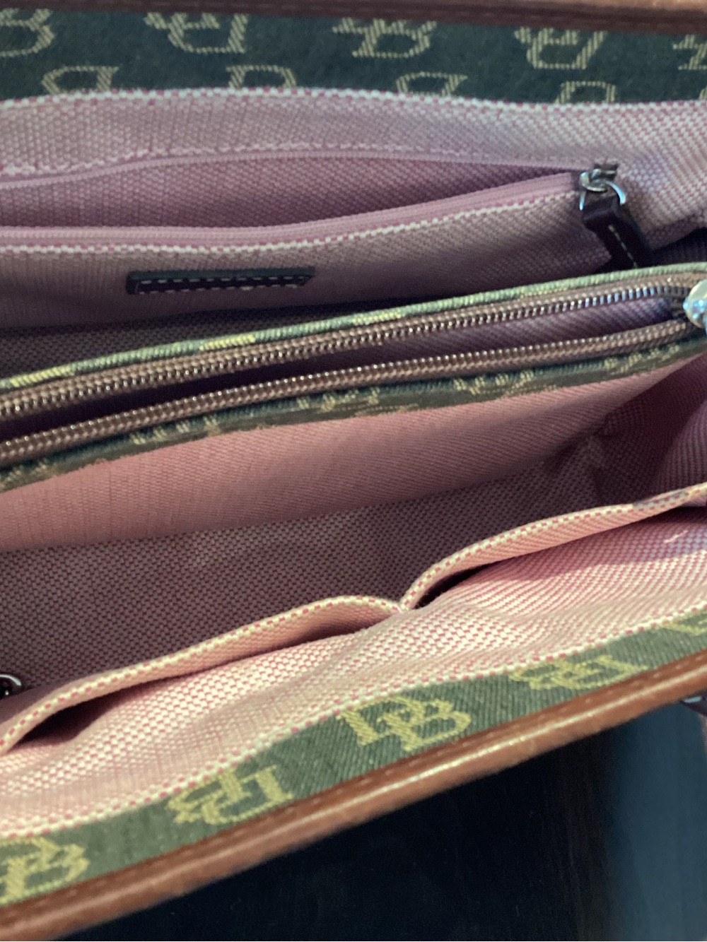 Dooney & Bourke Logo Jacquard Leather-Trim Satchel - Picture 10 of 16